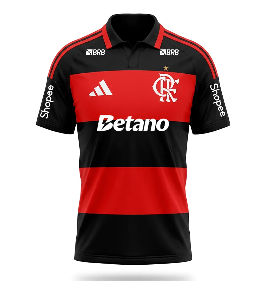 Flamengo 26/27 Home Jersey #PAQUETA - All Sponsors - Fan Version