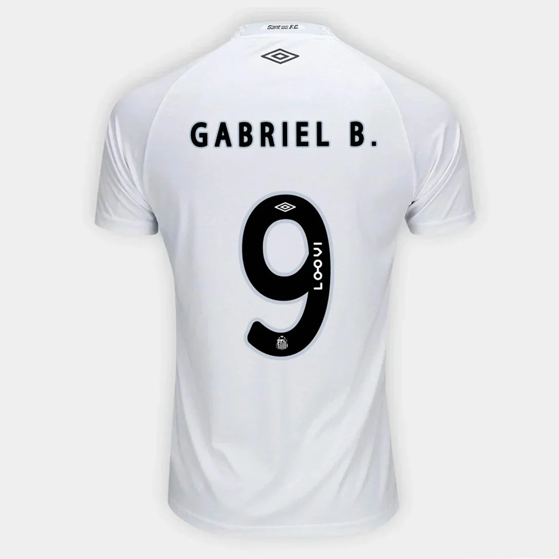 Santos 25/26 I Home Jersey #GABRIEL B. - Fan Version