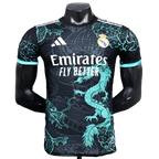 Real Madrid 25/26 Special Edition Jersey - Black and Light Blue - Player Version