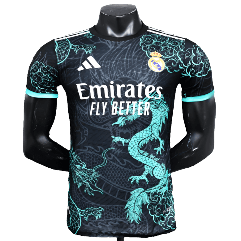 Real Madrid 25/26 Special Edition Jersey - Black and Light Blue - Player Version