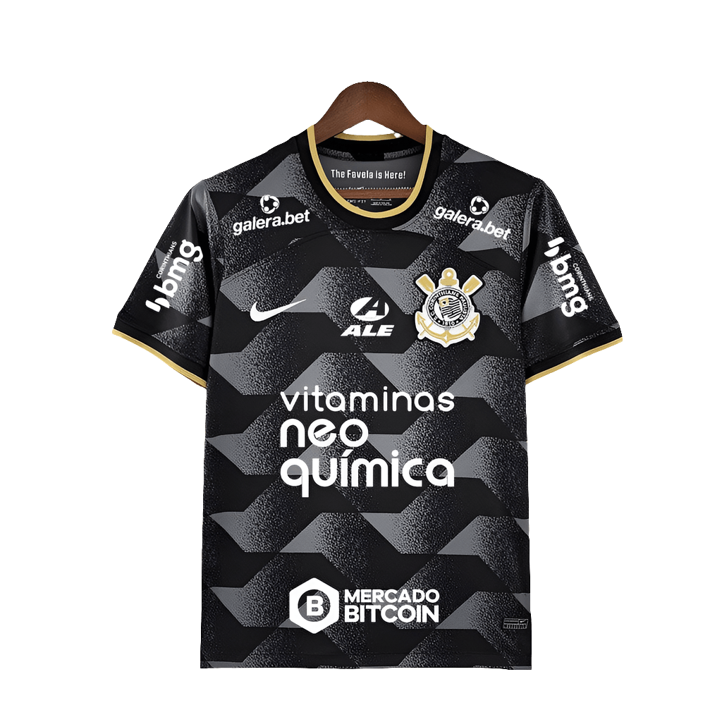Corinthians 22/23 II Away Jersey - All Sponsors - Fan Version