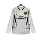 Flamengo 02/03 Goalkeeper Grey Jersey - Long Sleeve Retro Version
