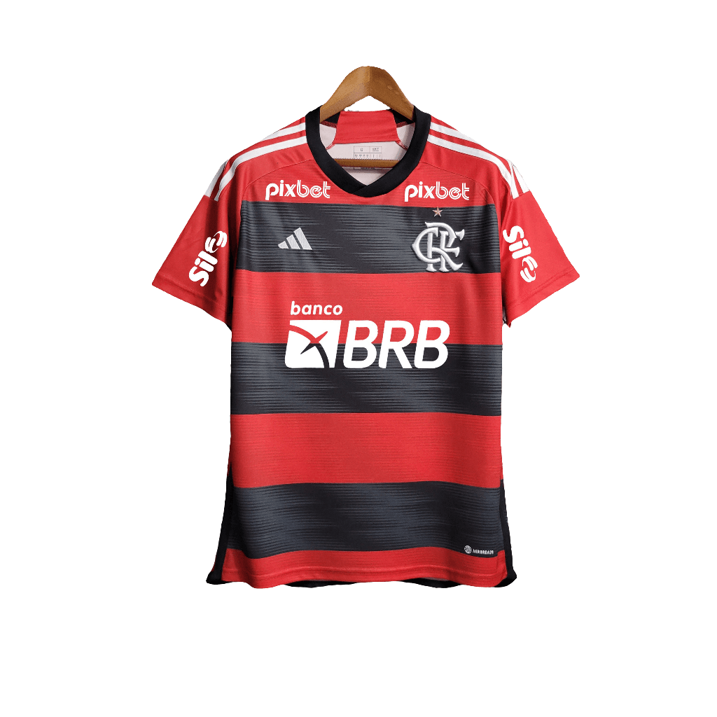 Flamengo 23/24 I Home Jersey - All Sponsors - Fan Version
