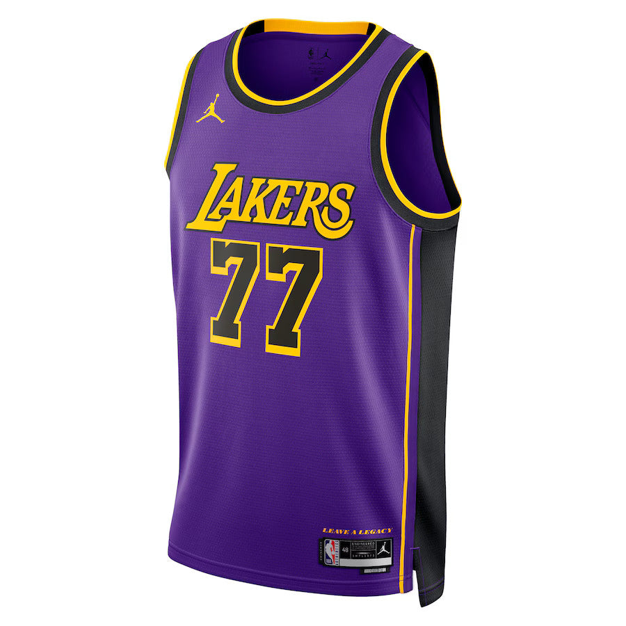 Luka DonÄiÄ‡ - Los Angeles Lakers Statement Edition 2024 NBA Jersey - Purple - Unisex