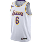 Los Angeles Lakers LeBron James #6 2021/22  Player NBA Jersey White