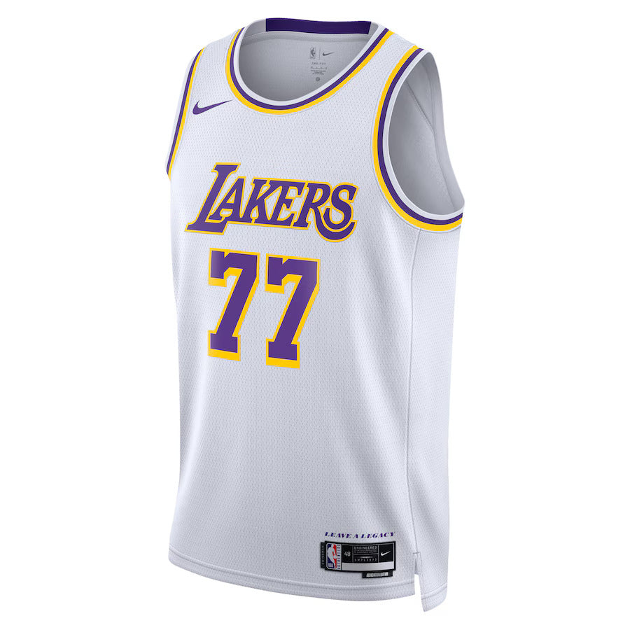 Luka DonÄiÄ‡ - Los Angeles Lakers Association Edition 2024 NBA Jersey - White - Unisex