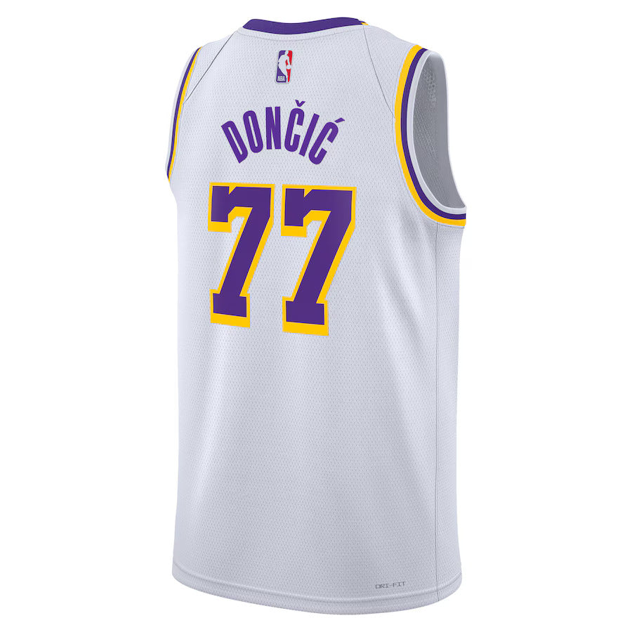 Luka DonÄiÄ‡ - Los Angeles Lakers Association Edition 2024 NBA Jersey - White - Unisex