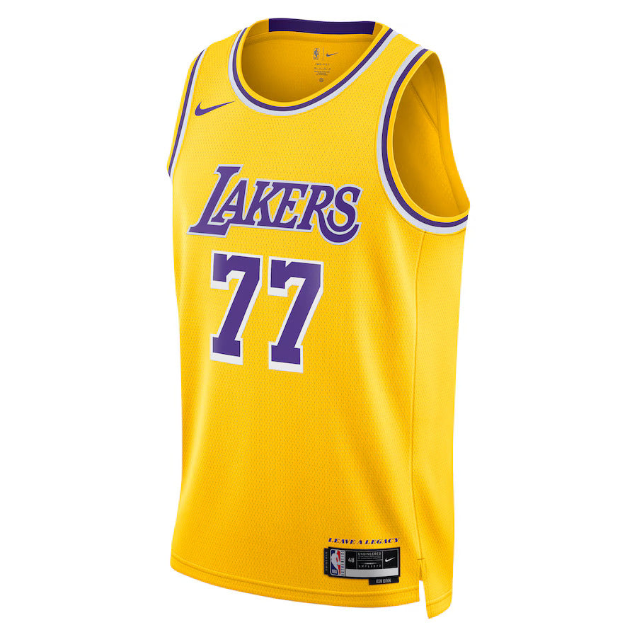 Luka DonÄiÄ‡ - Los Angeles Lakers Icon Edition 2024 NBA Jersey - Gold - Unisex