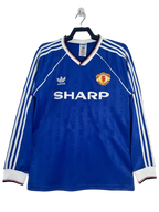 Manchester United 88/90 II Away Jersey - Long Sleeve Retro Version